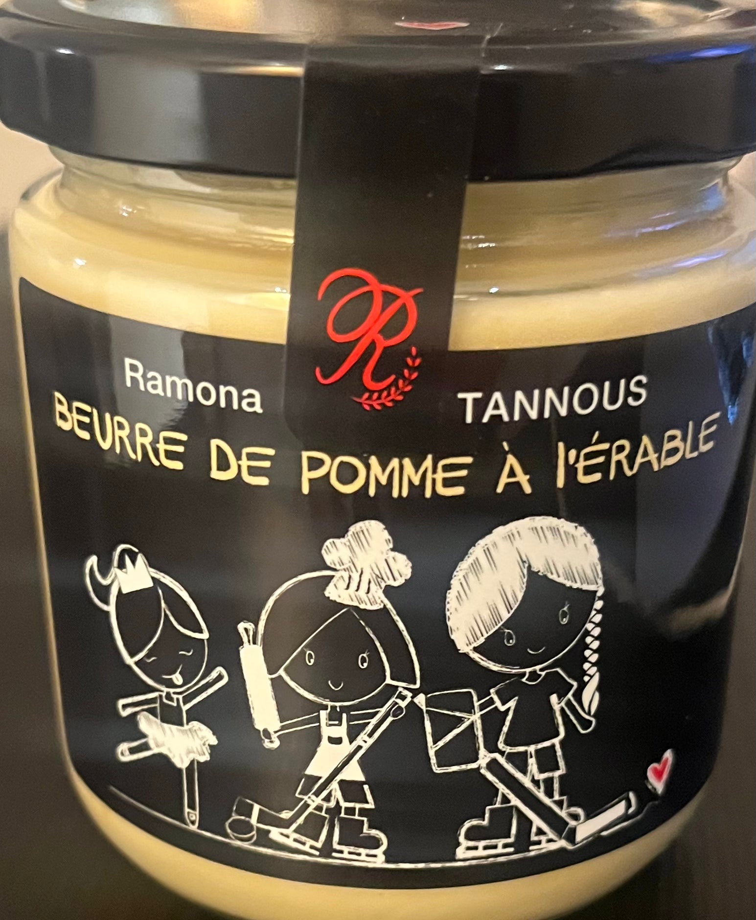 Beurre de pommes à l'érable